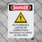 Signmission No Flammable Liquids Danger Sign, Plastic, 7in W x 10in L, 2PK OS-2PACK-DS-P-710-V-1466 - alternate 4